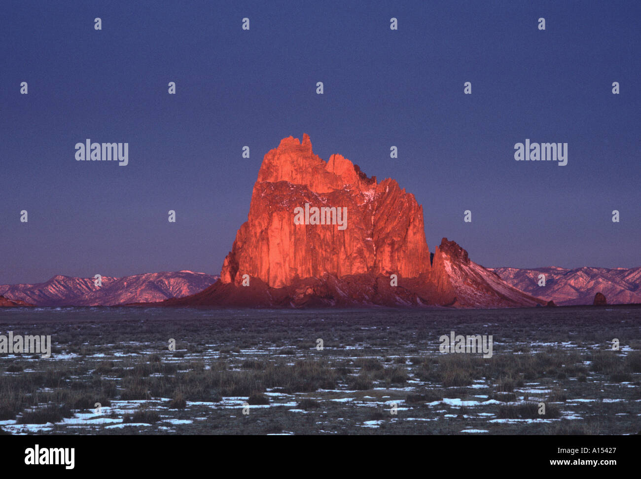 Shiprock New Mexico USA Stock Photo Alamy