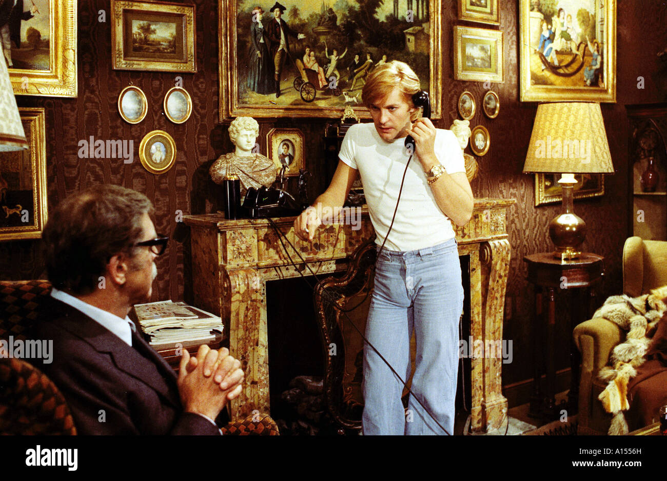 Gruppo di famiglia in un interno Year 1974 Director Luchino Visconti Burt Lancaster Helmut Gruppo di famiglia in un interno Year 1974 Director Luchino Visconti Burt Lancaster Helmut