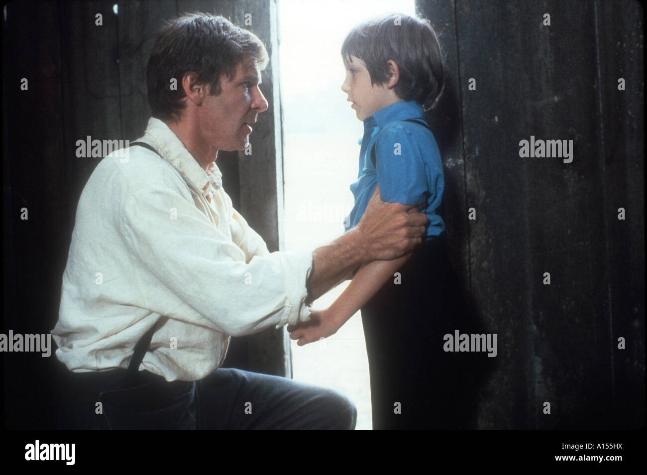 Witness Year 1984 Director Peter Weir Harrison Ford Lukas Haas Stock Photo
