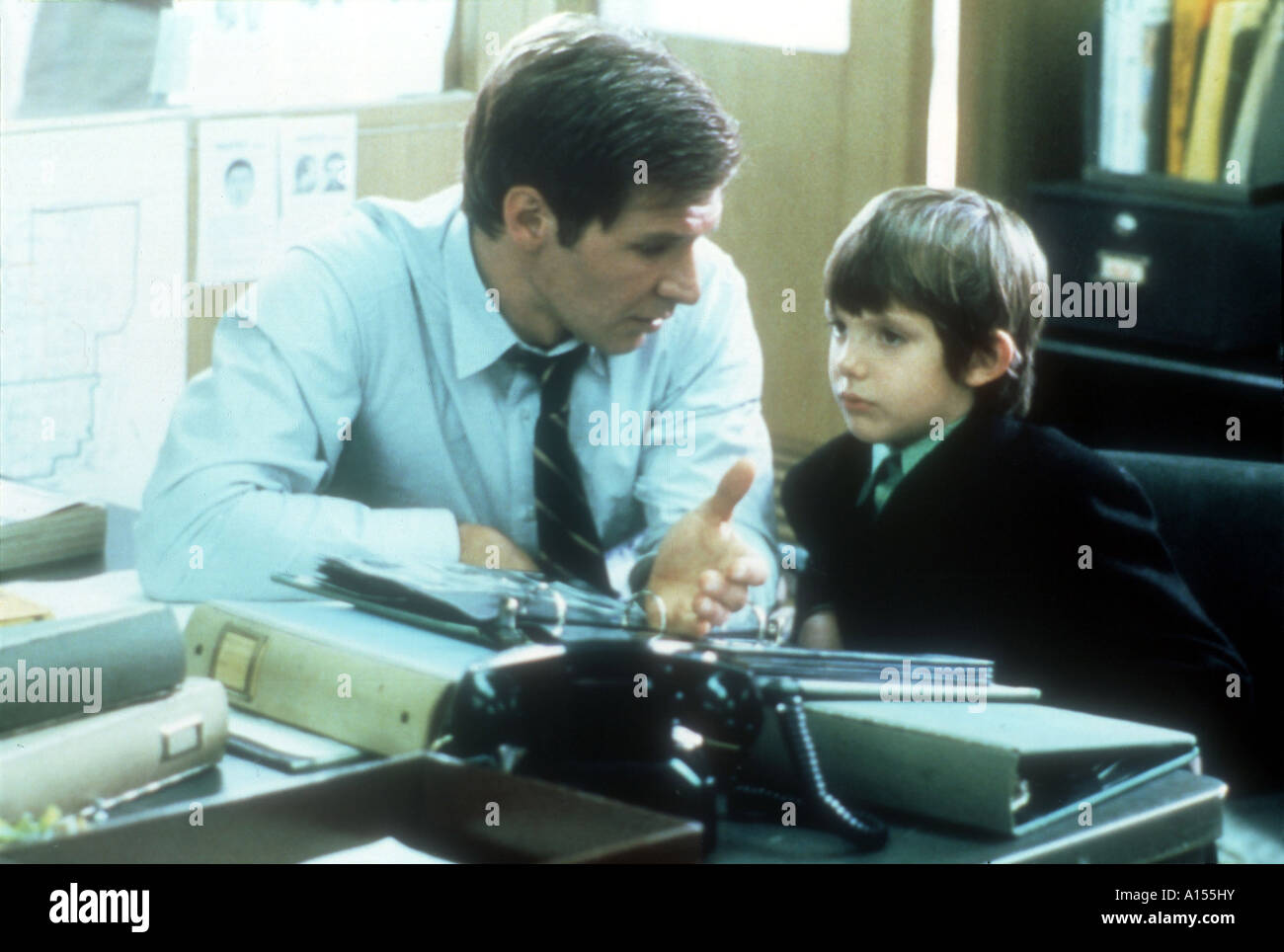 Witness Year 1984 Director Peter Weir Harrison Ford Lukas Haas Stock Photo