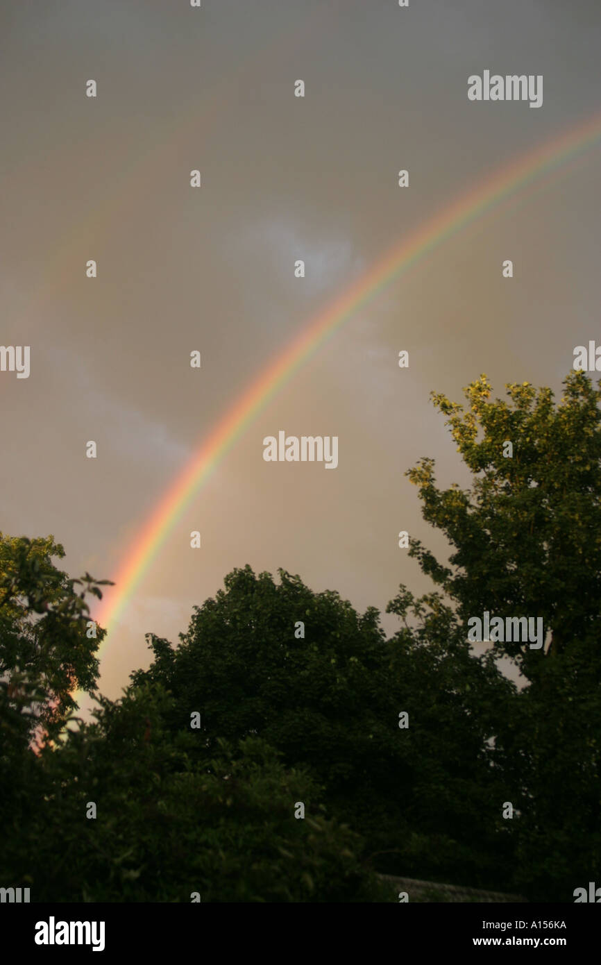 A Rainbow Sunlight Diffracted Into An Arc Of Seven Colours Red Orange Yellow Green Blue Indigo And Violet Stock Photo Alamy A Rainbow Sunlight Diffracted Into An Arc Of Seven Colours Red Orange Yellow Green Blue Indigo And Violet Stock Photo Alamy
