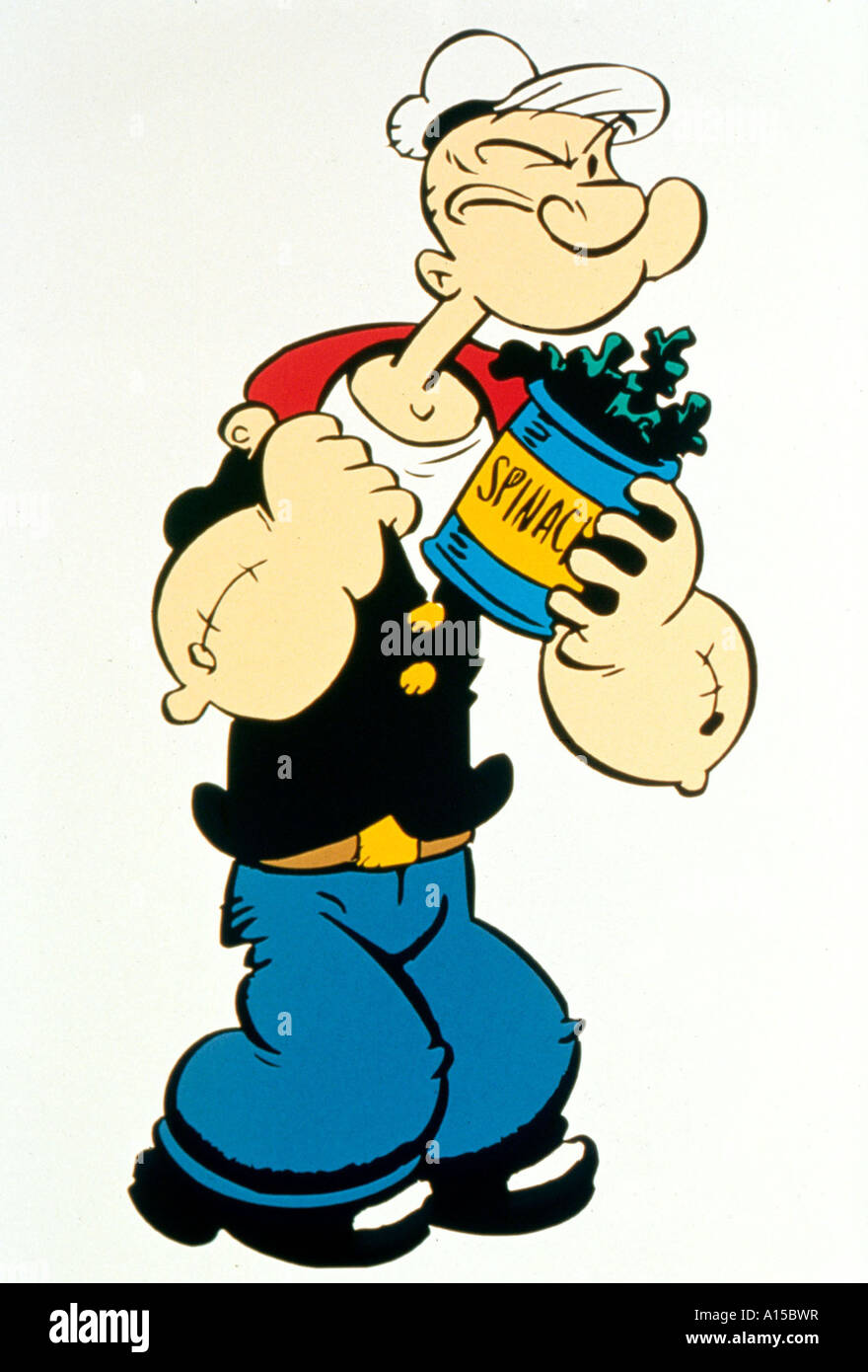 Popeye cartoon hi-res stock photography and images - Alamy