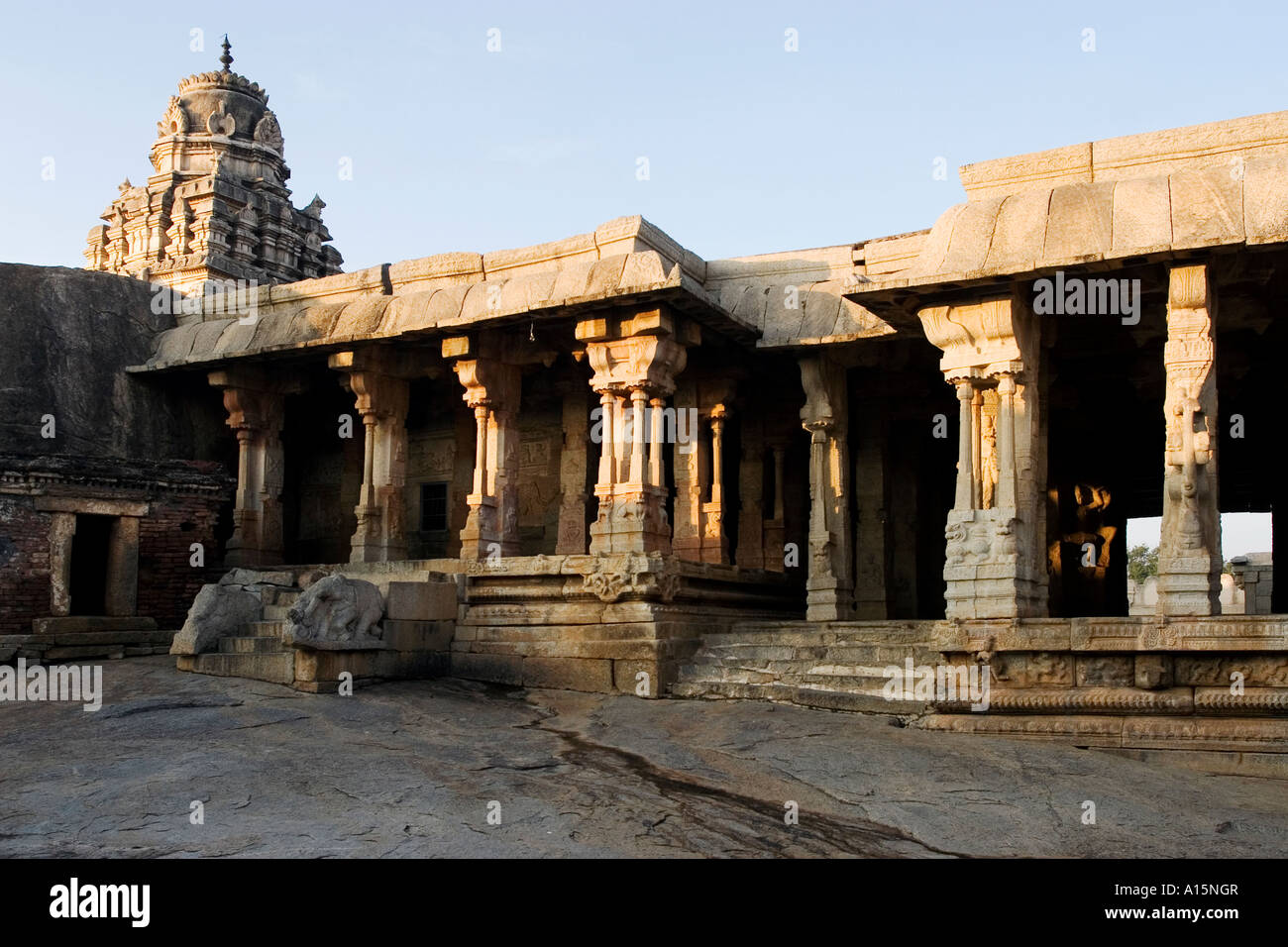 Veerabhadra Temple in Lepakshi, Andhra Pradesh, India Stock Photo