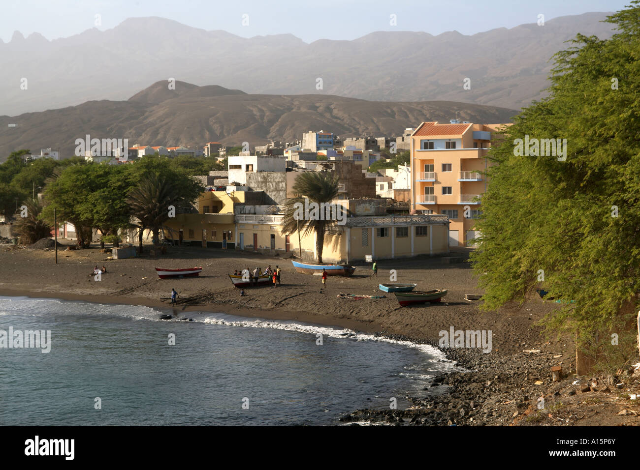 Cape Verde islands. Santo Antao. Porto Novo Stock Photo - Alamy