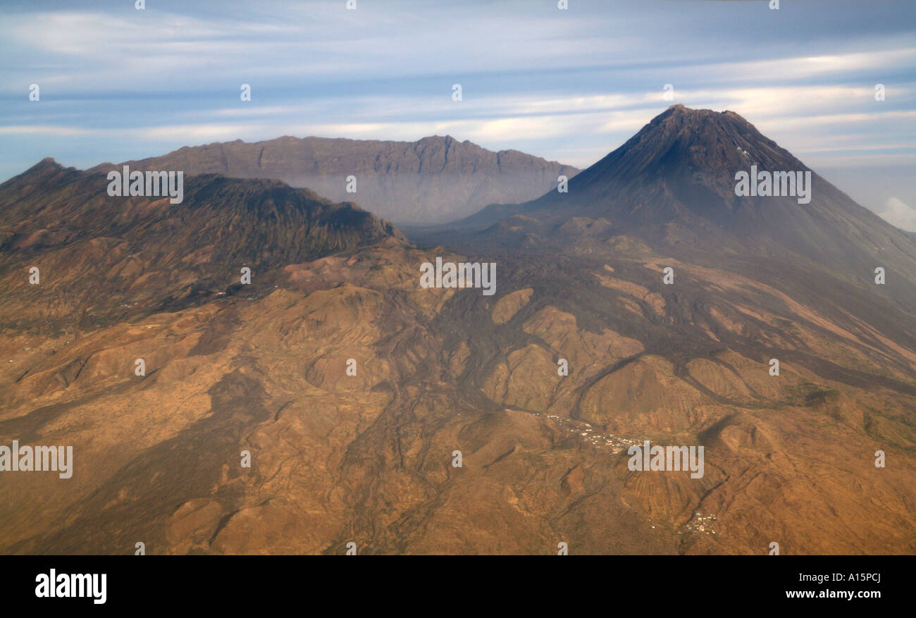 Cape Verde islands. Fogo. Volcano & Pico Stock Photo - Alamy
