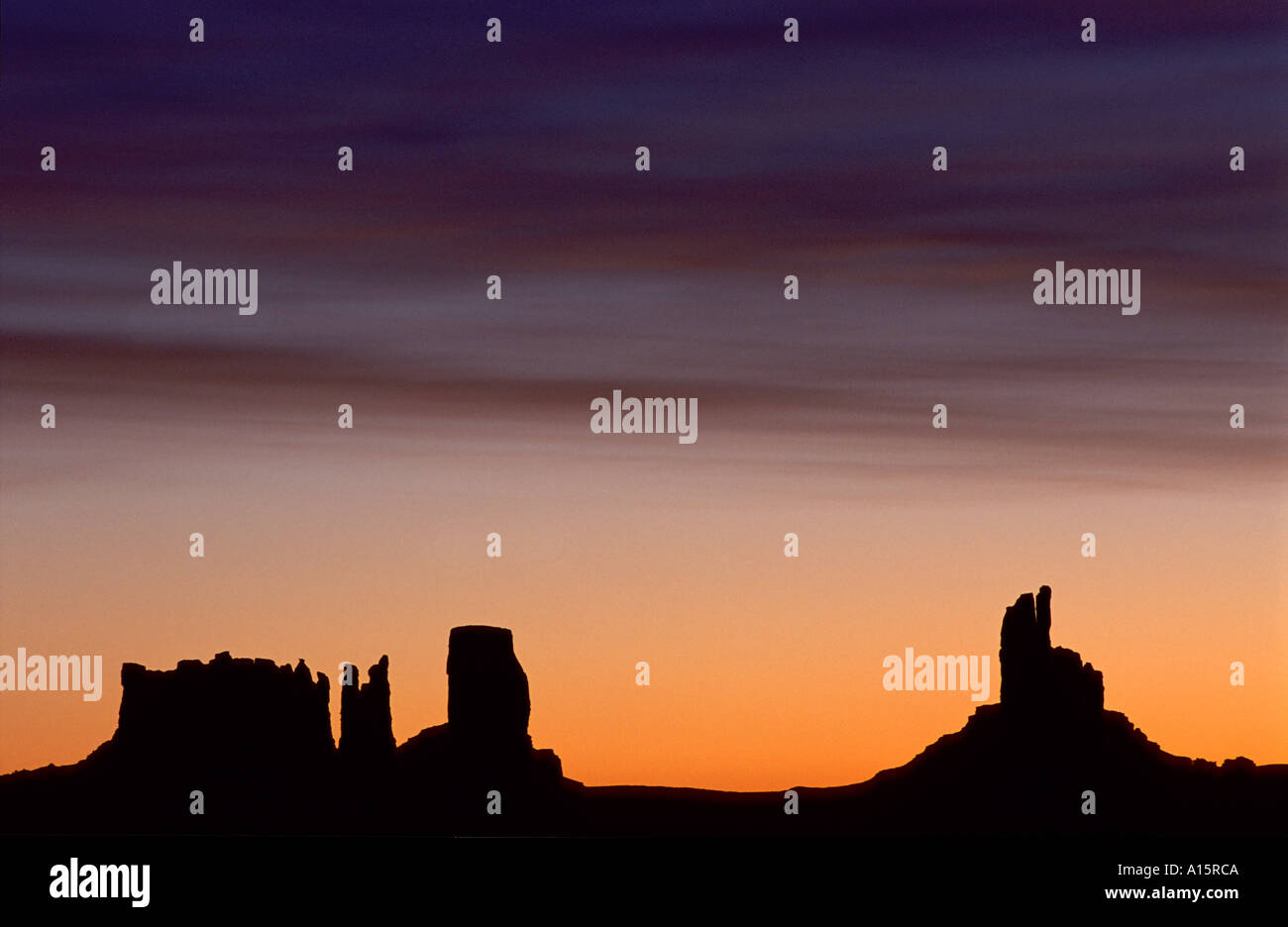 Monument Valley AZ Stock Photo