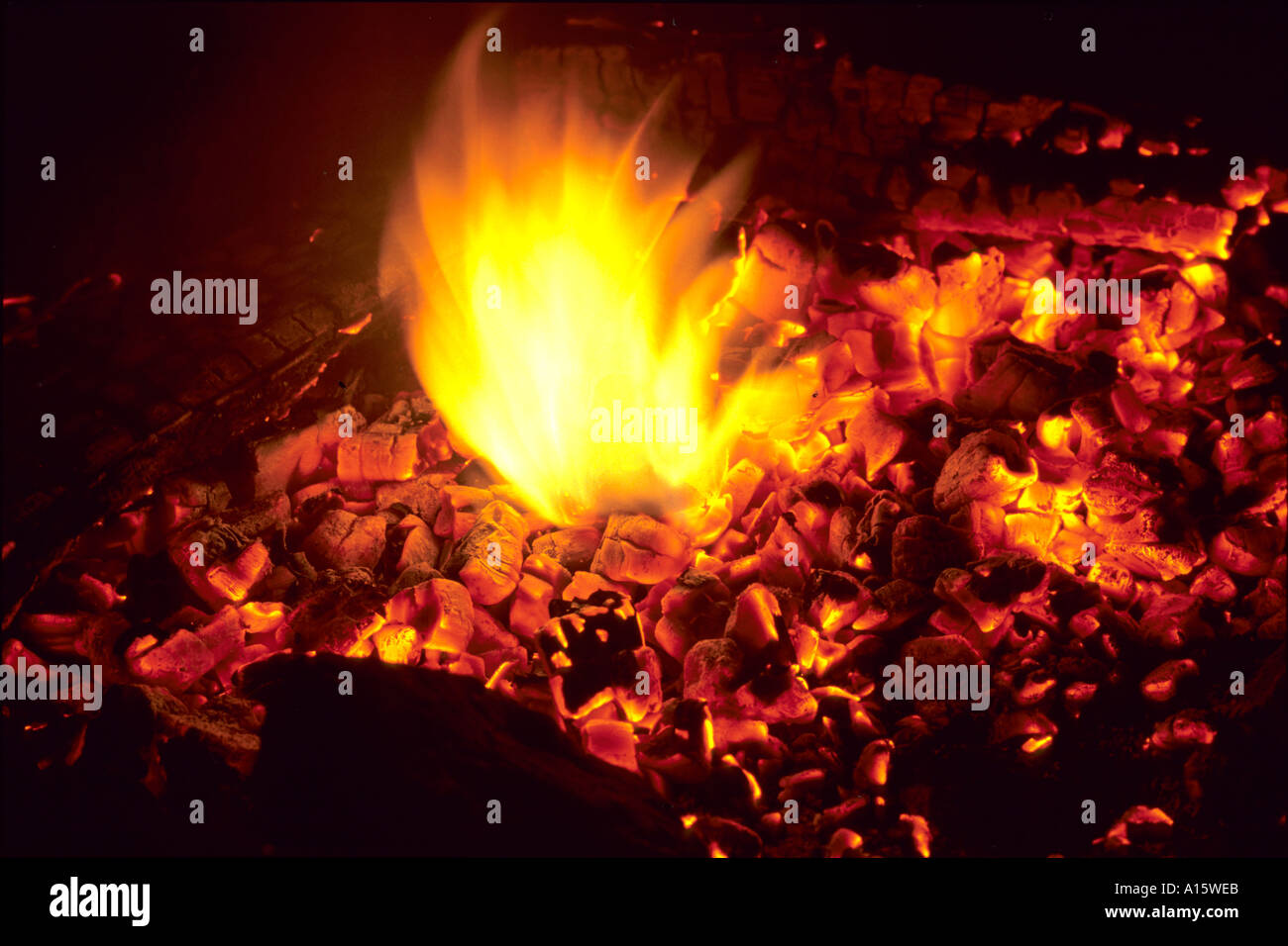 Fireplace Stock Photo