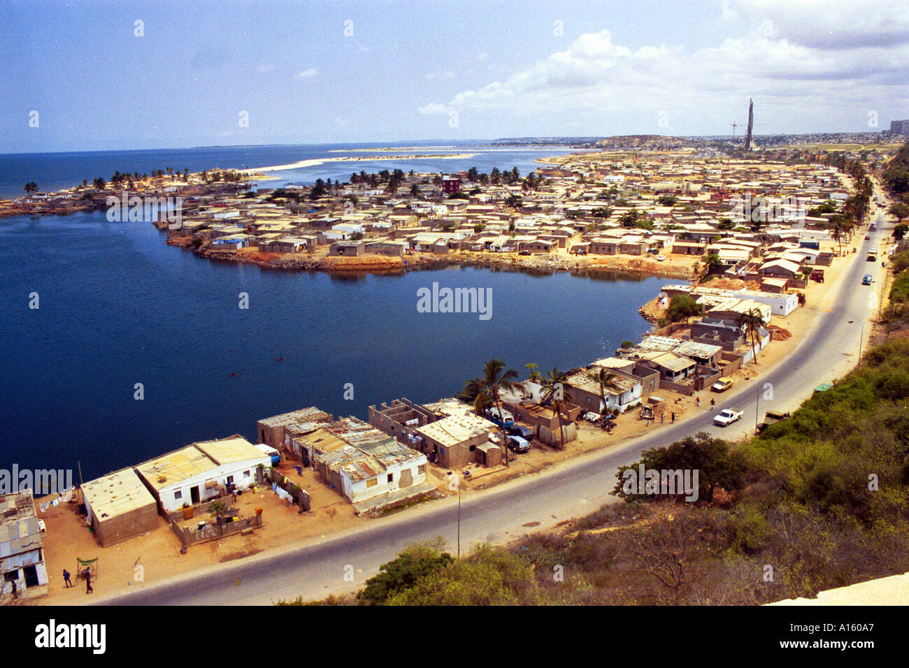 The capital of Luanda in Angola is shown in this file photo. President Jose Eduardo dos Santos who has led Angola since 1979 Stock Photo