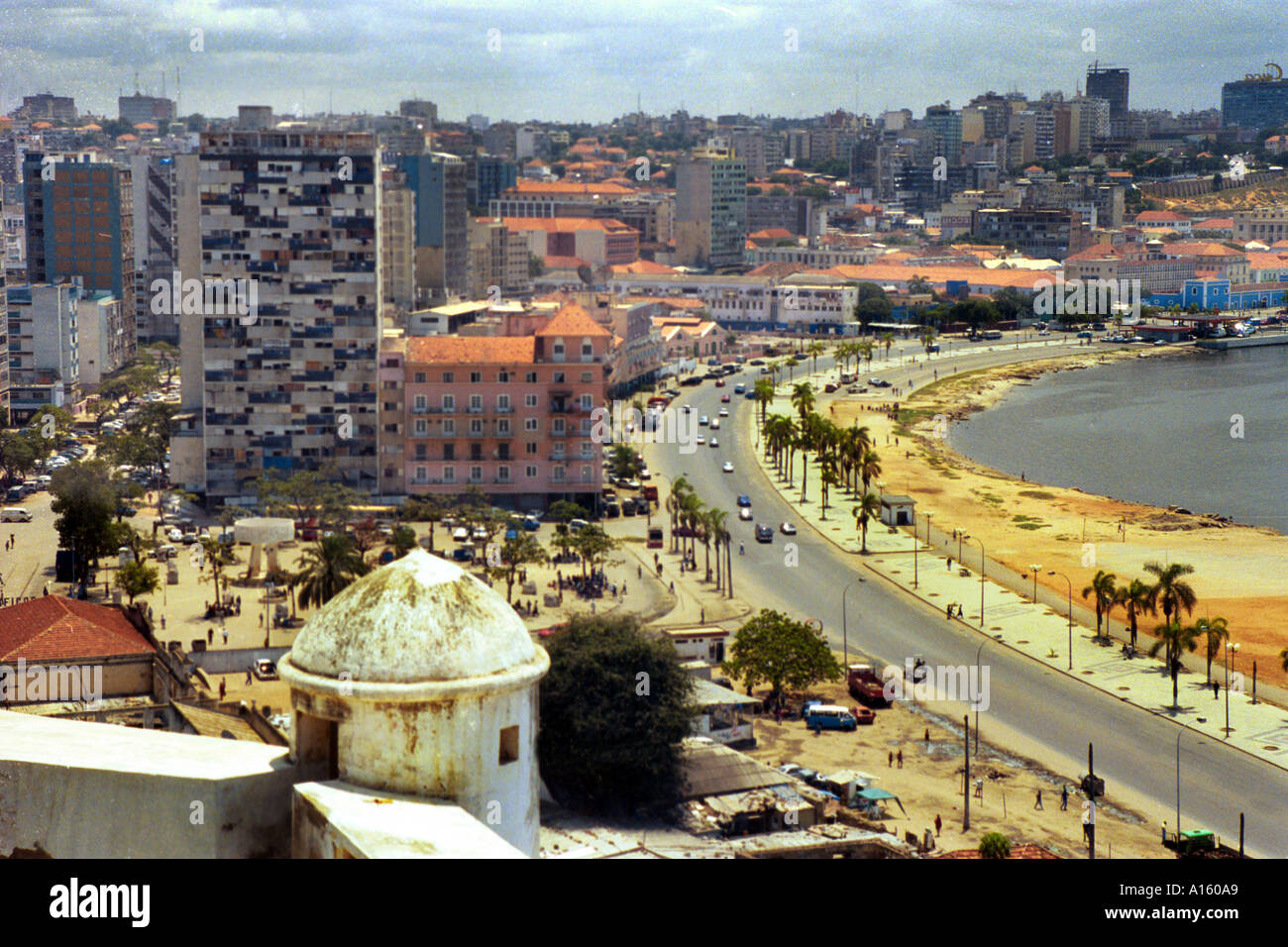 The capital of Luanda in Angola is shown in this file photo. President Jose Eduardo dos Santos who has led Angola since 1979 Stock Photo