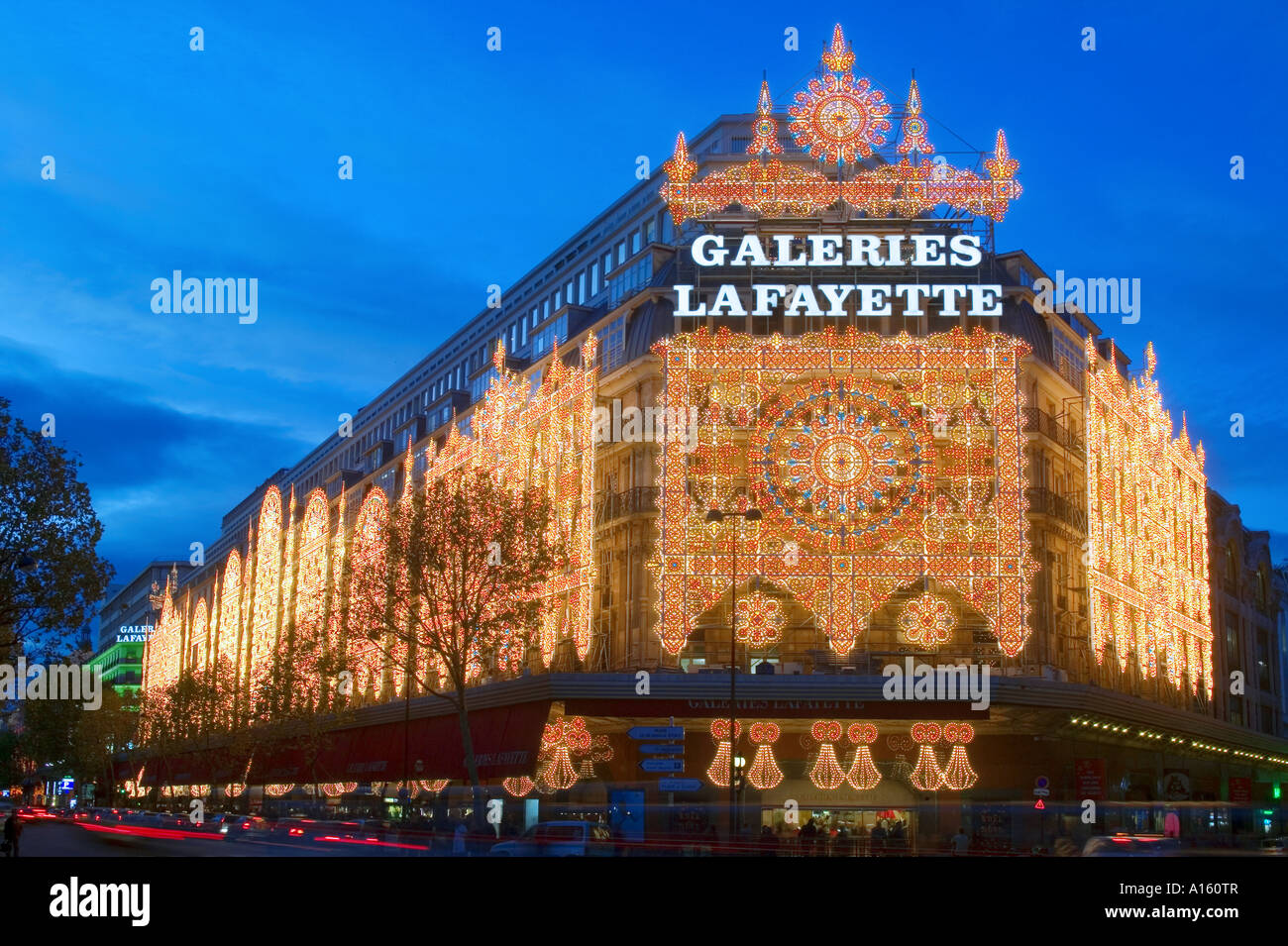 GALERIES LAFAYETTE - PARIS - FRANCE Stock Photo