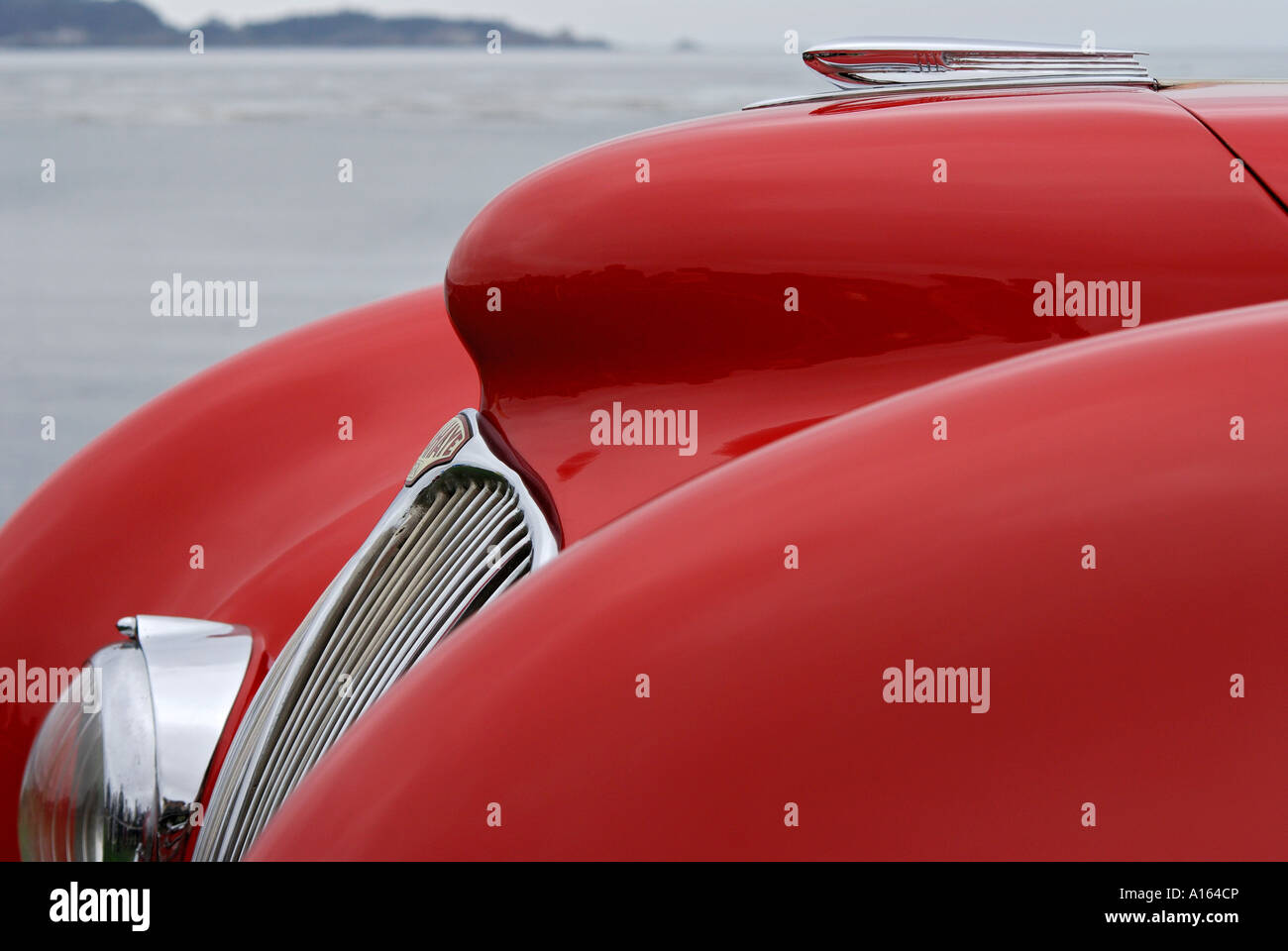 "Delahaye ^135 M ^Figoni and Falaschi cabriolet ^1947 hood" Stock Photo