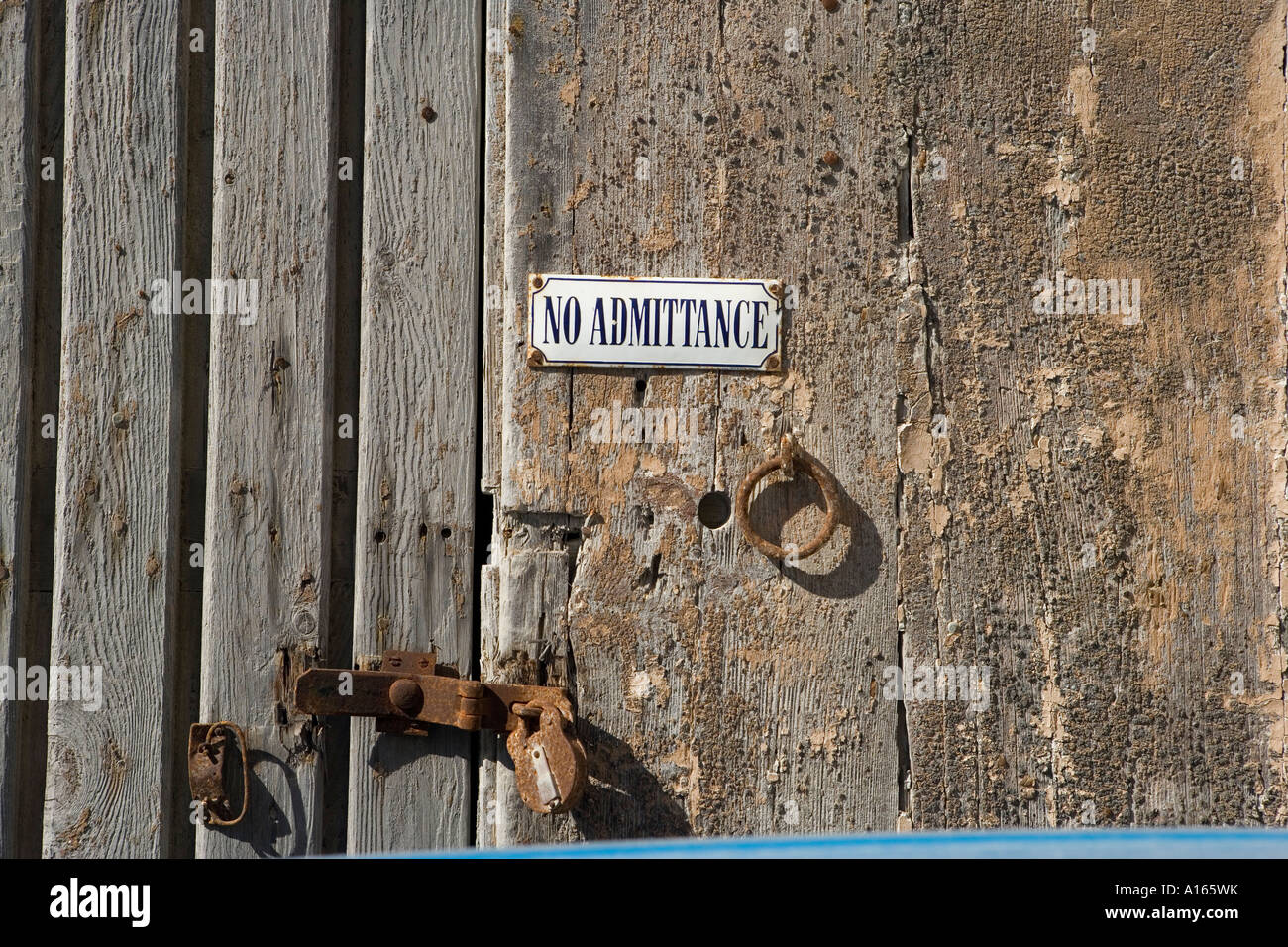 lock and sign in mdina Stock Photo - Alamy