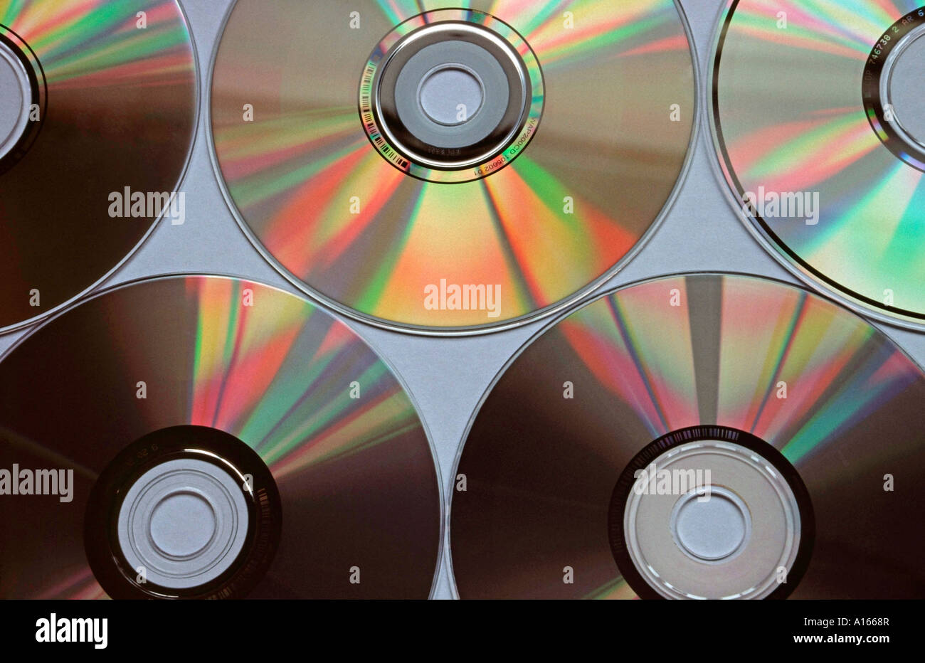 Compact discs Stock Photo