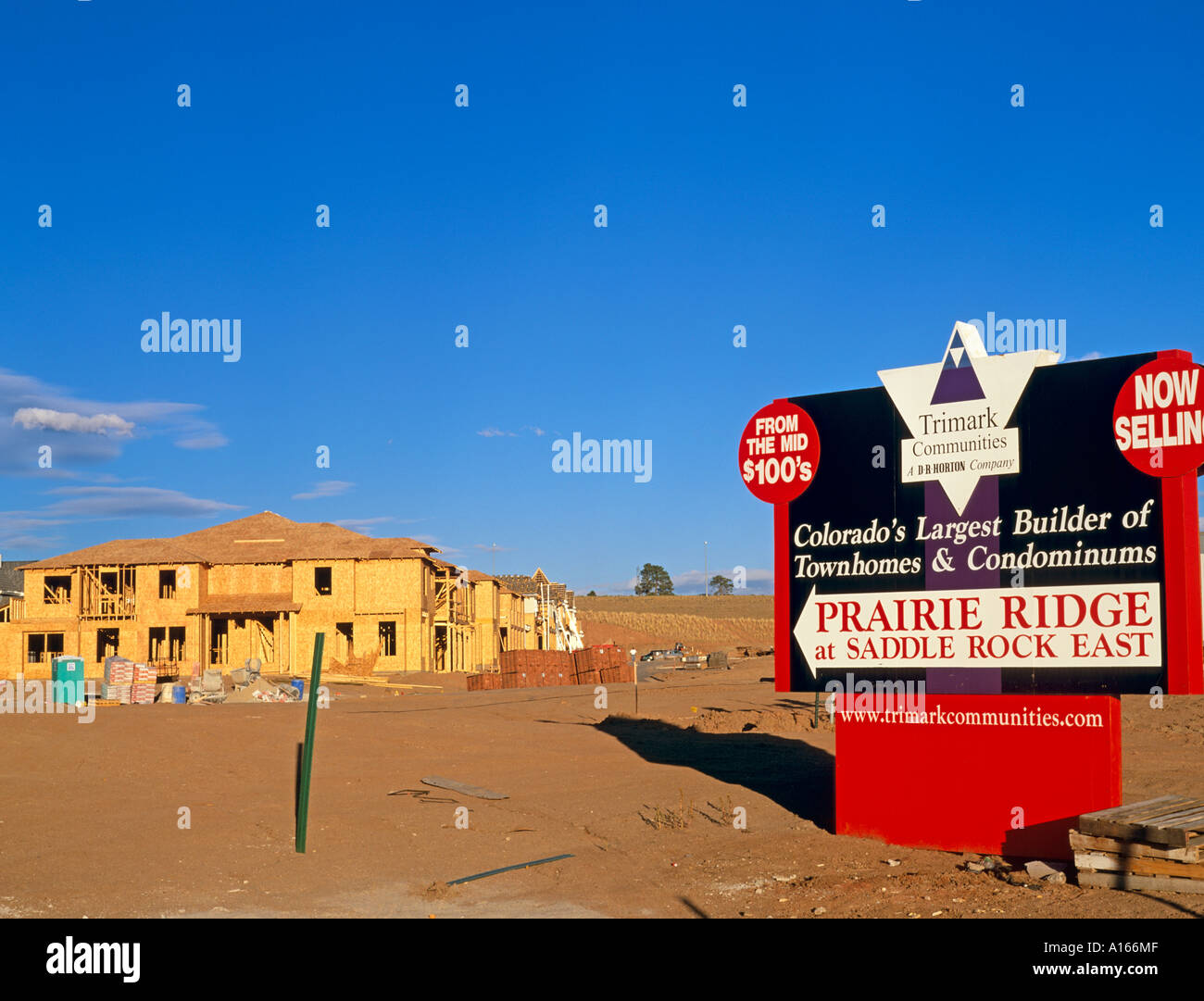 New homes being built Denver suburbs Colorado USA Stock Photo Alamy