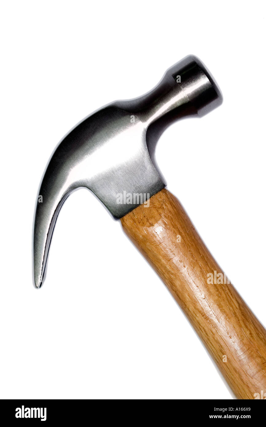 wood handle hammer Stock Photo Alamy