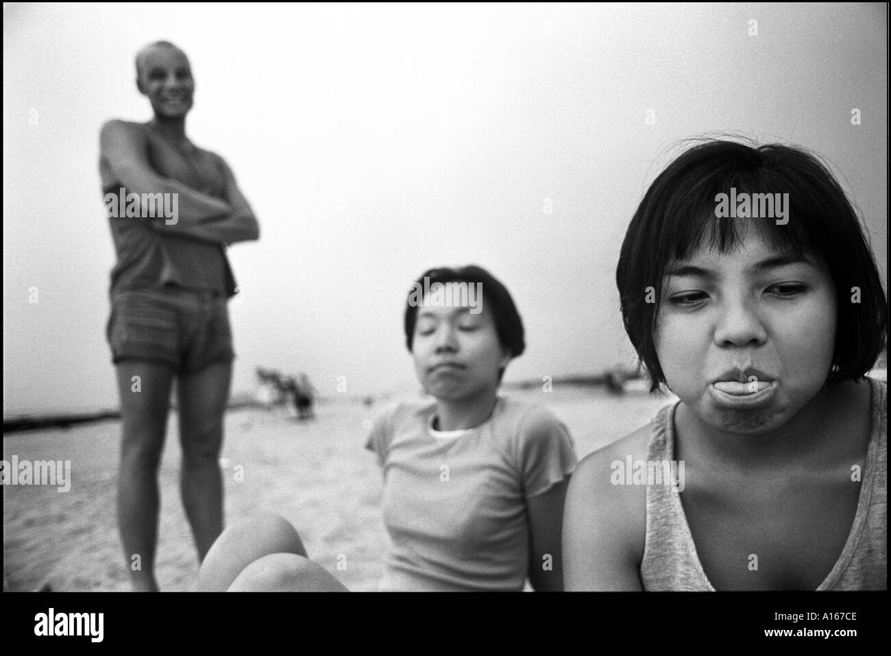 Funny face expressions Black and White Stock Photos & Images Alamy