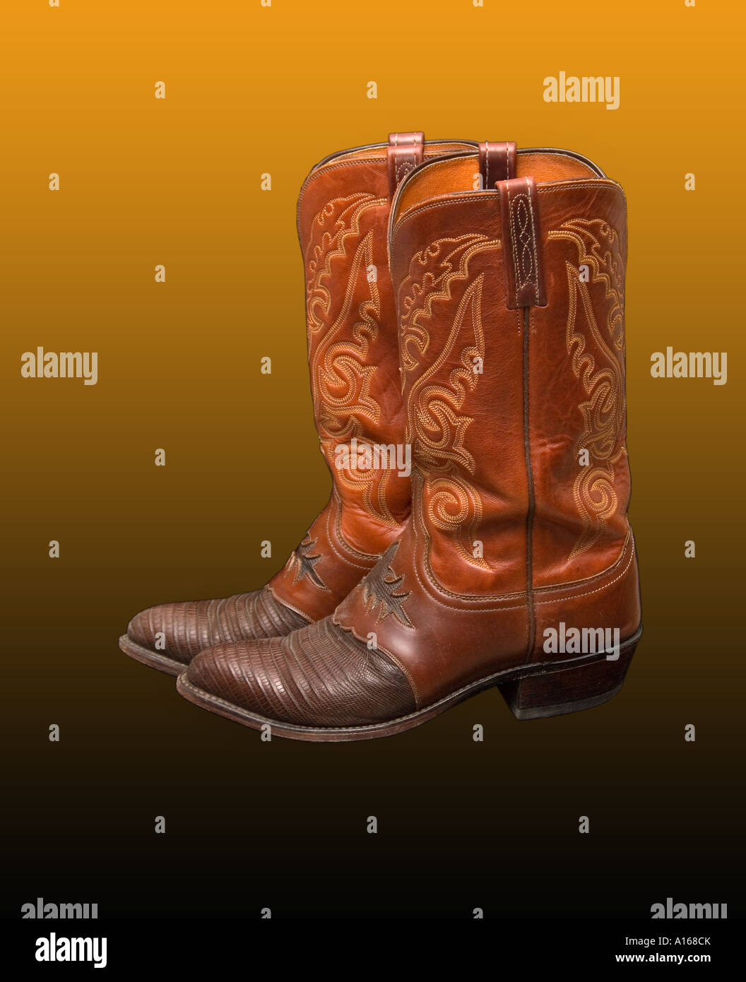 Cowboy Boots Stock Photo