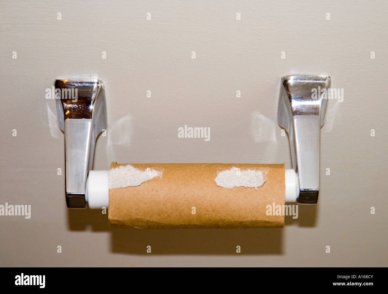 Empty Toilet Roll 5 Stock Photo Alamy