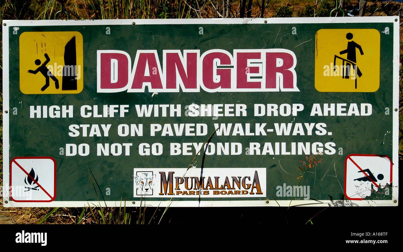 South Africa Walking High Cliff Walk Ways Stock Photo