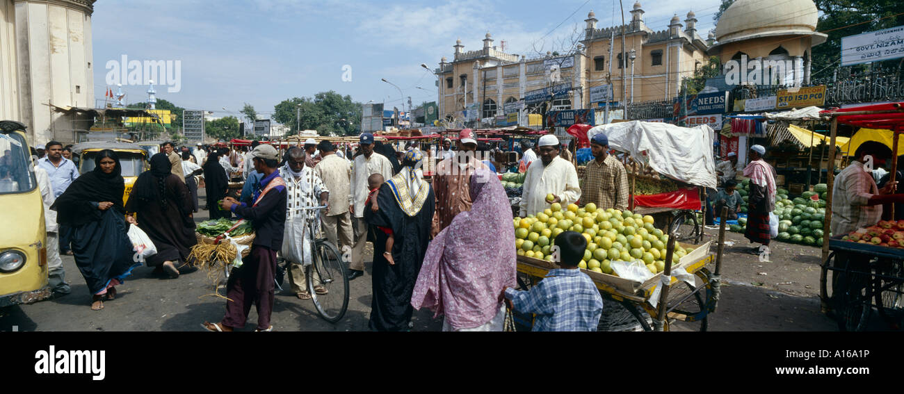 Fruit vegetable market hyderabad india hires stock photography and