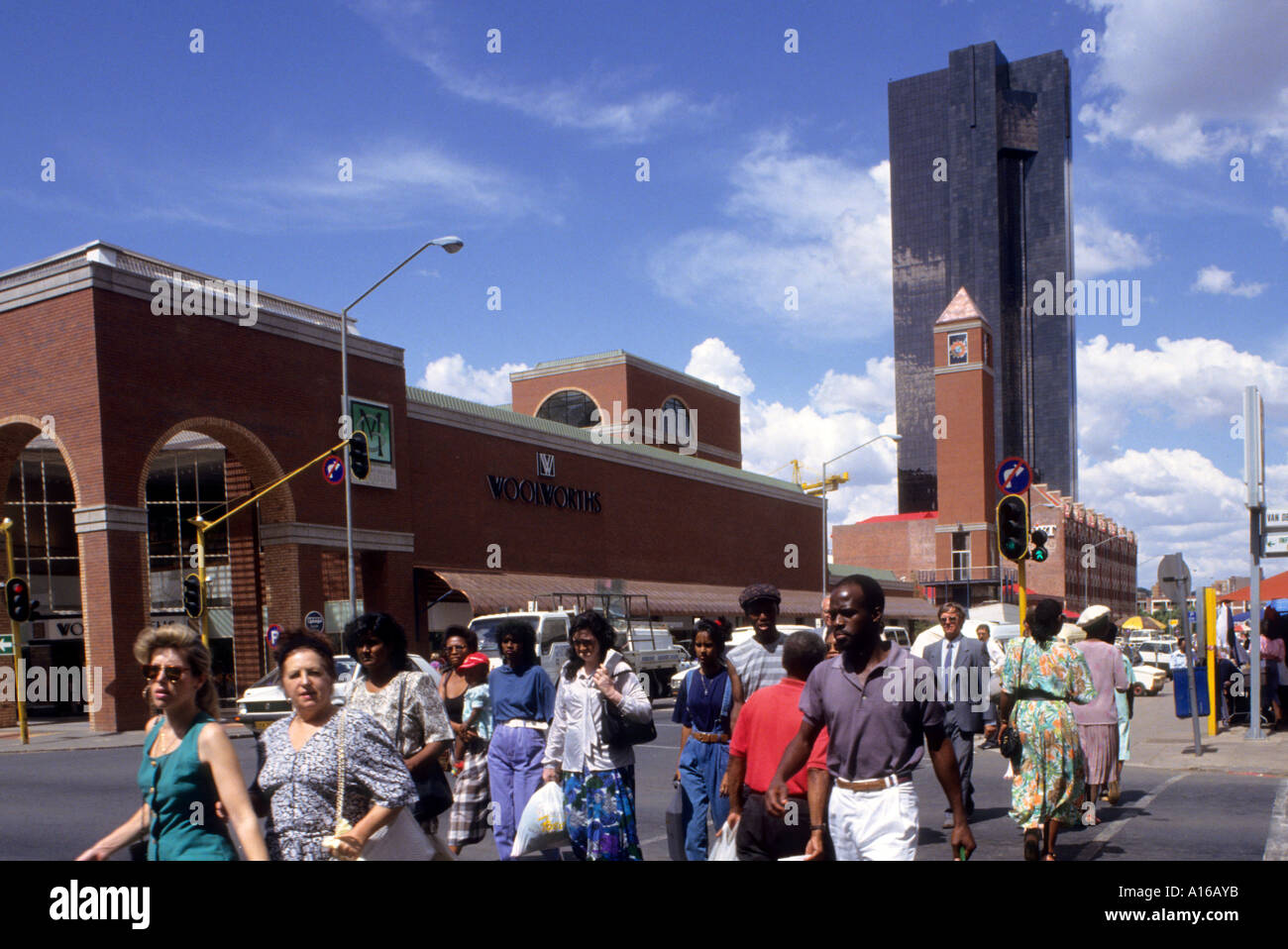 Johannesburg Transvaal South Africa black and white population