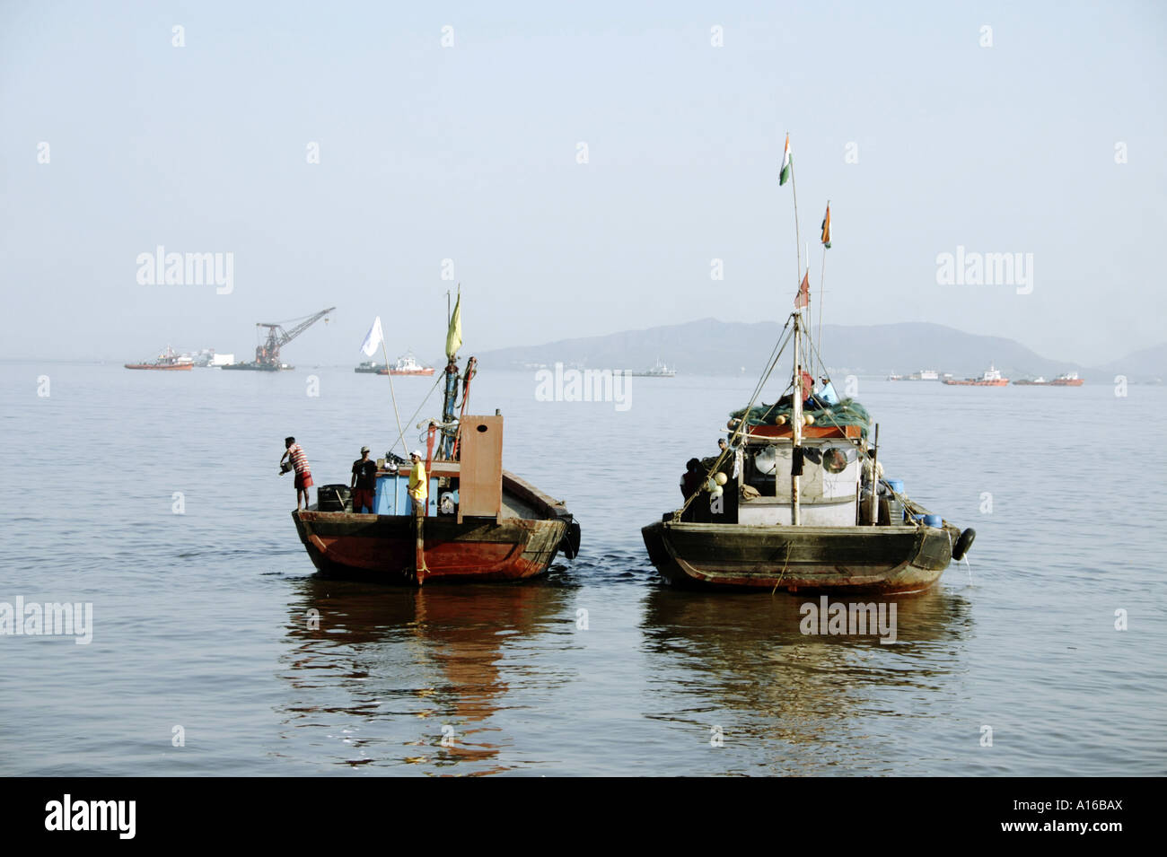 Two fishing boats hi-res stock photography and images - Alamy