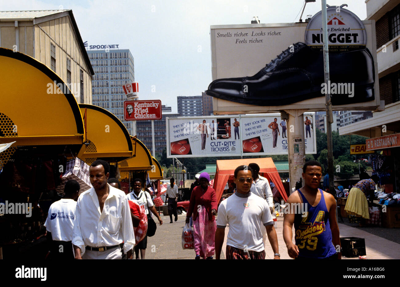 Johannesburg Transvaal South Africa black and white population