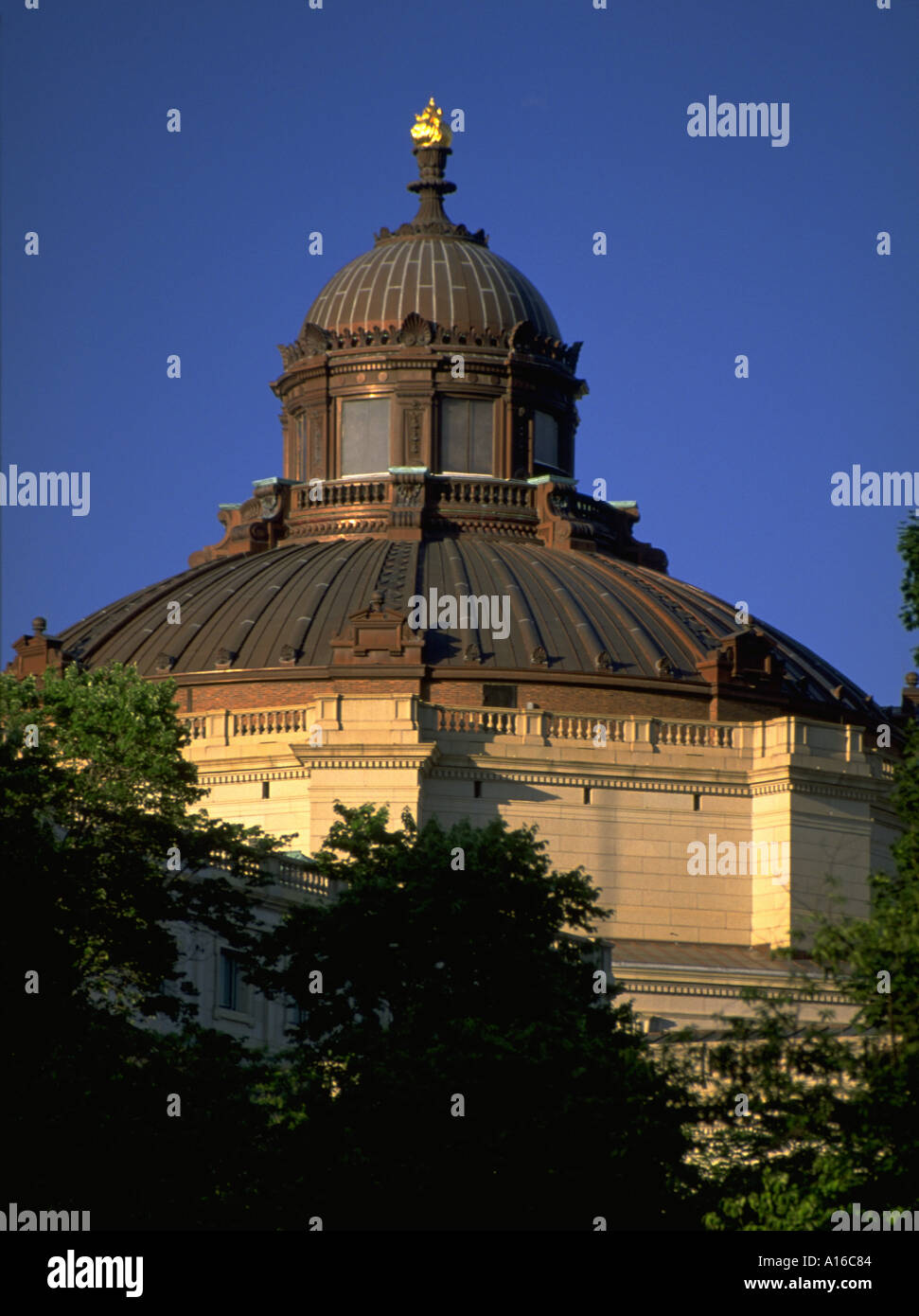 Library of Congress building in Washington D.C. Stock Photo