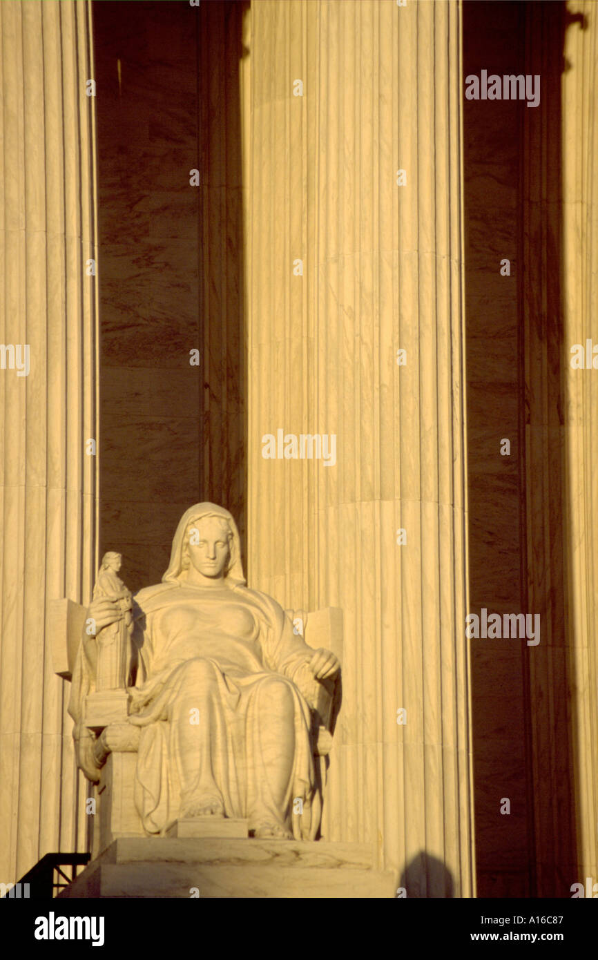 U.S. Supreme Court in Washington D.C. Stock Photo