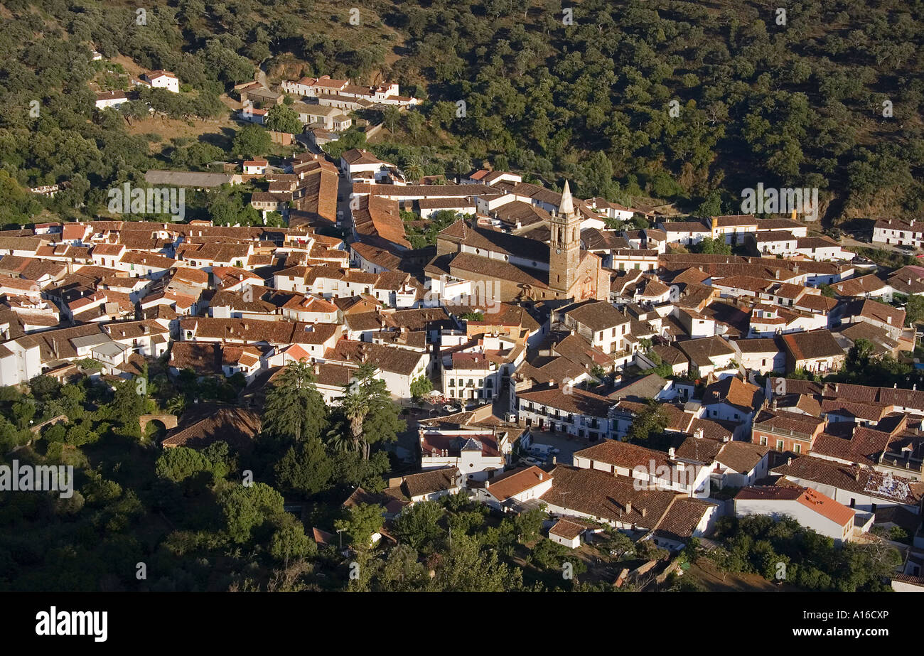 Village of Alajar Arracena range Huelva Andalusia Spain Stock Photo