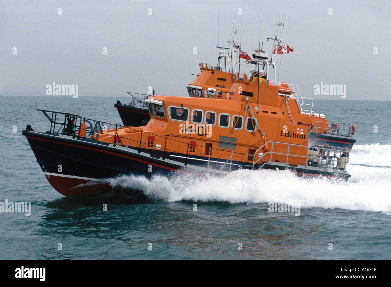 Trent and Severn class RNLI all weather lifeboats Poole Dorset England ...