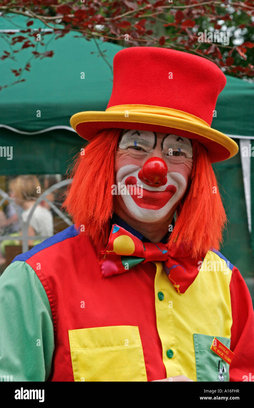 Douglas the Magic Clown Stock Photo - Alamy