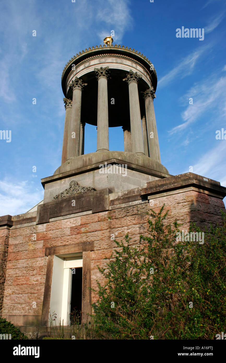 Robert Burns Monument in Burns National Heritage Park Alloway Ayr Stock