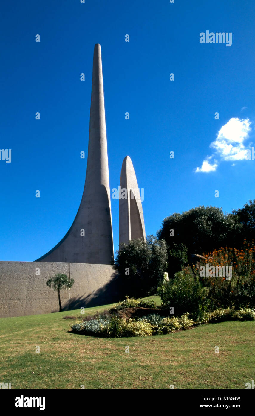 the Afrikaans monument near Stellenbosch near Cape Town South Africa Erected to commemorate the Afrikaans language Stock Photo
