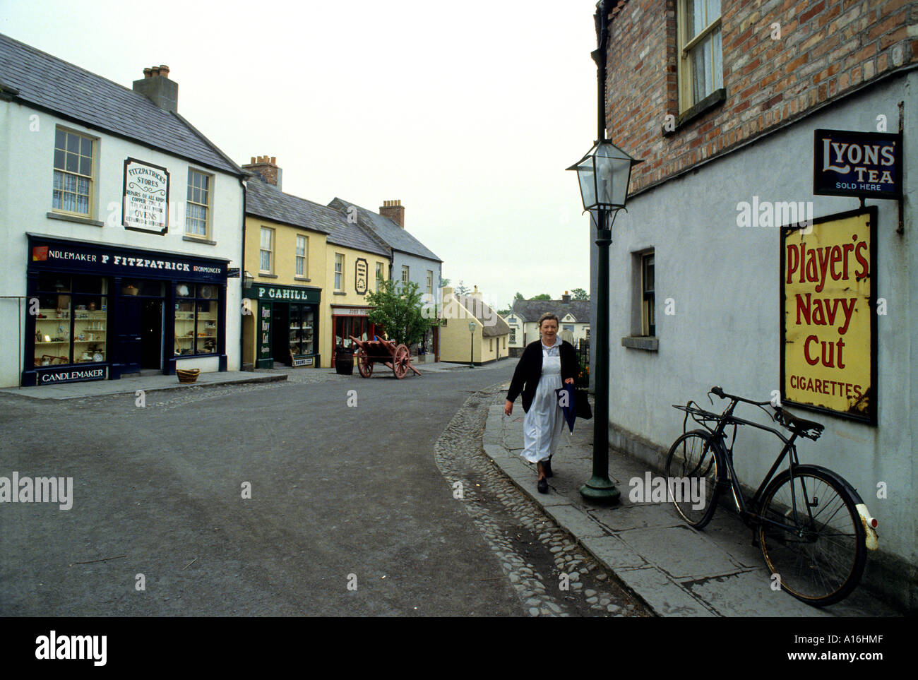 Bunratty Folk Park Ireland Irish farm Farmer Stock Photo