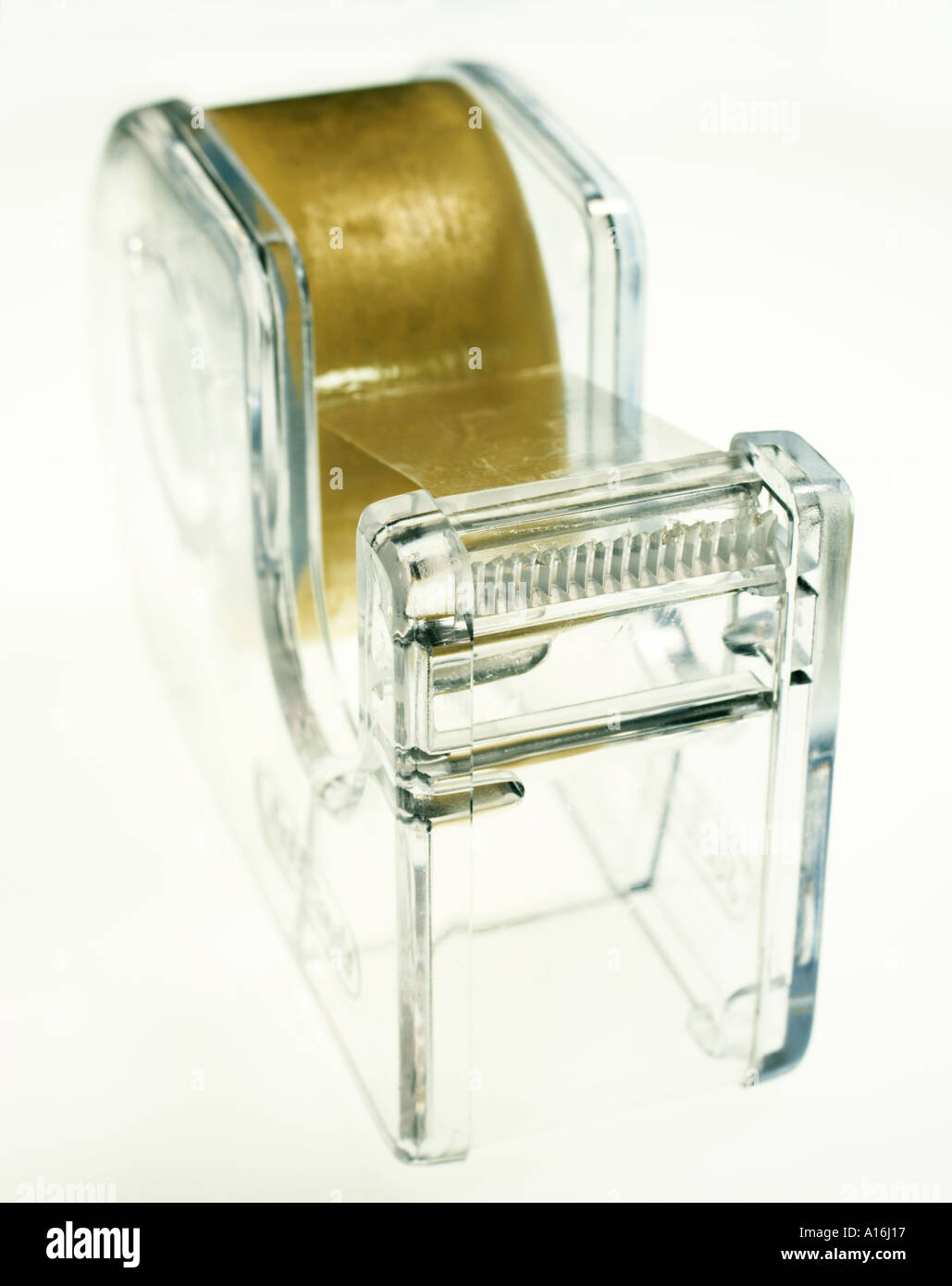 Plastic tape dispenser Stock Photo Alamy