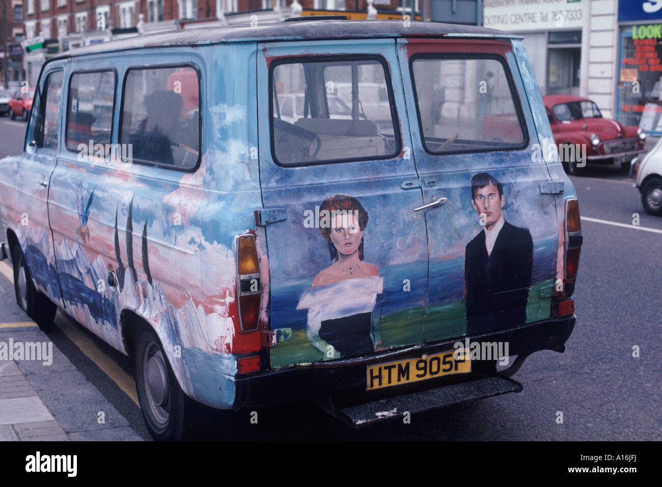 hand painted van
