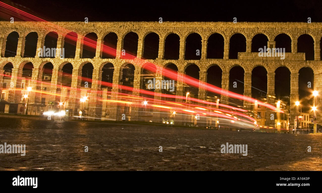 Roman aqueduct Segovia Spain Stock Photo - Alamy