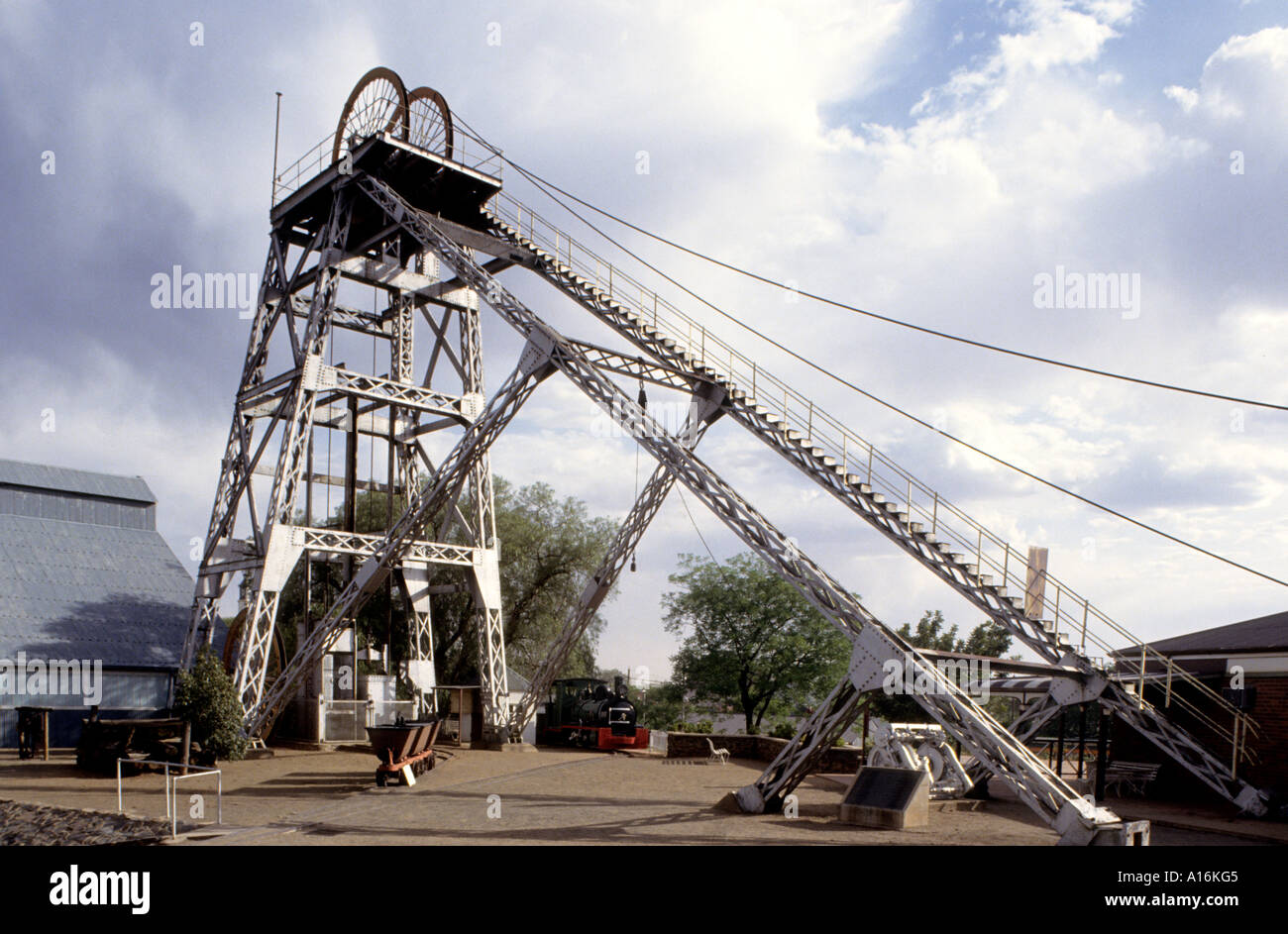 South Africa Beers Diamond Mine Kimberly Miner Stock Photo