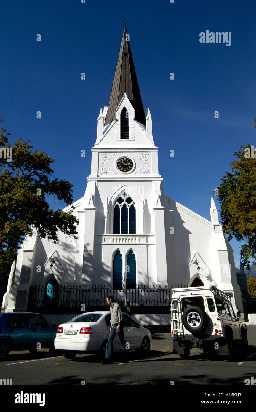 South Africa Town City Stellenbosch Cape Church Stock Photo Alamy