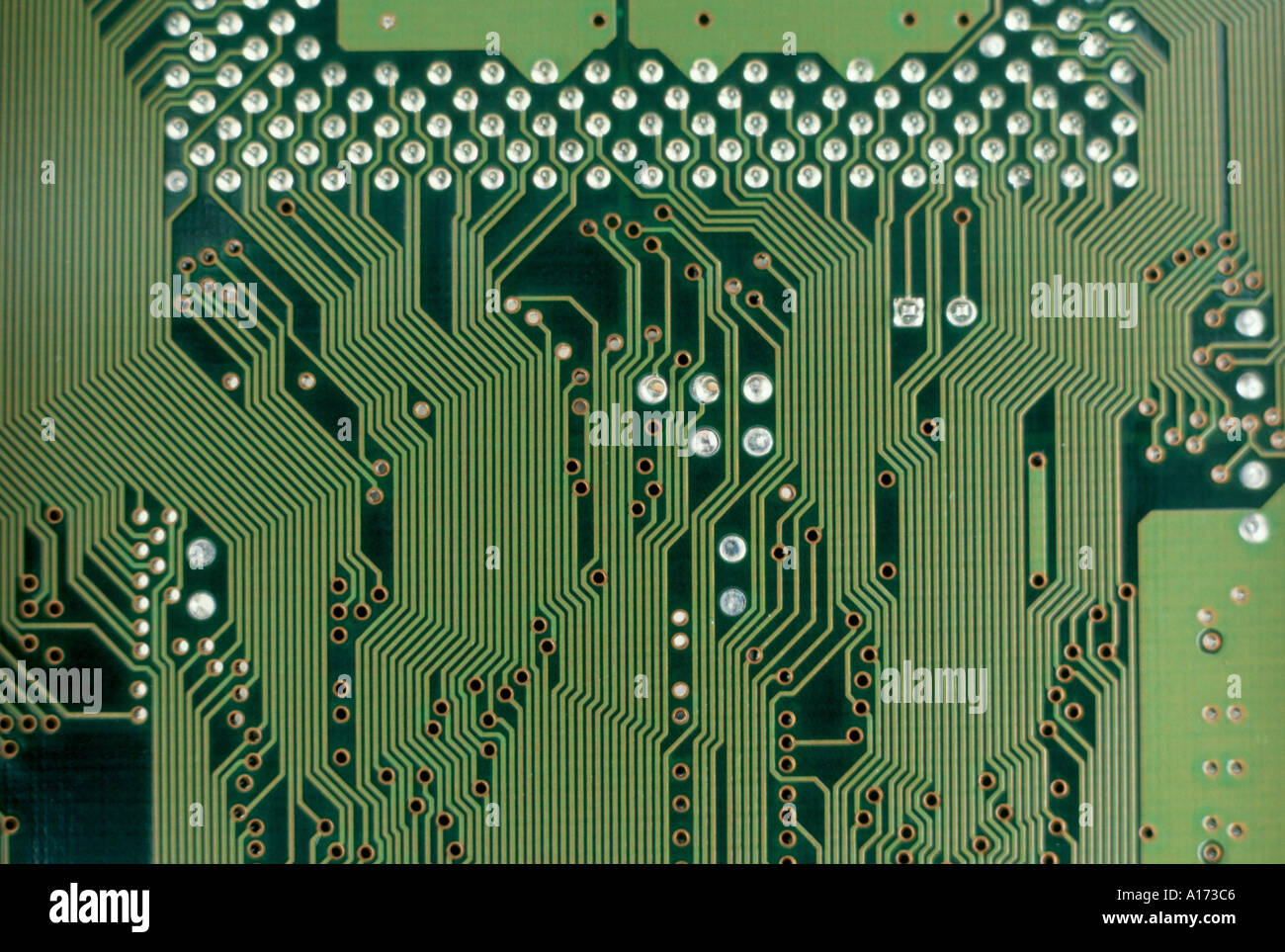 computer motherboard Stock Photo