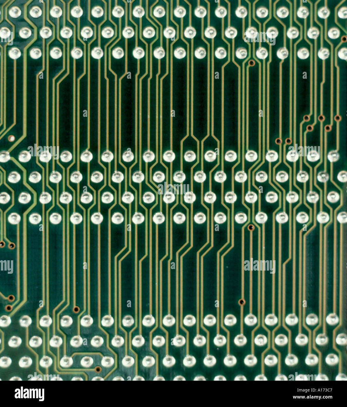 computer motherboard Stock Photo