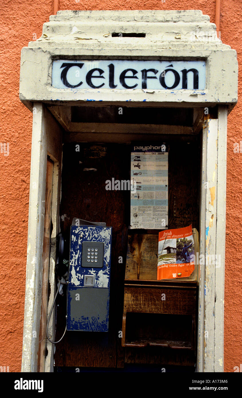 telephone phone Ireland Irish Stock Photo Alamy