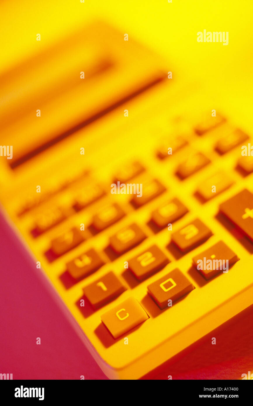 Calculator abstract Stock Photo