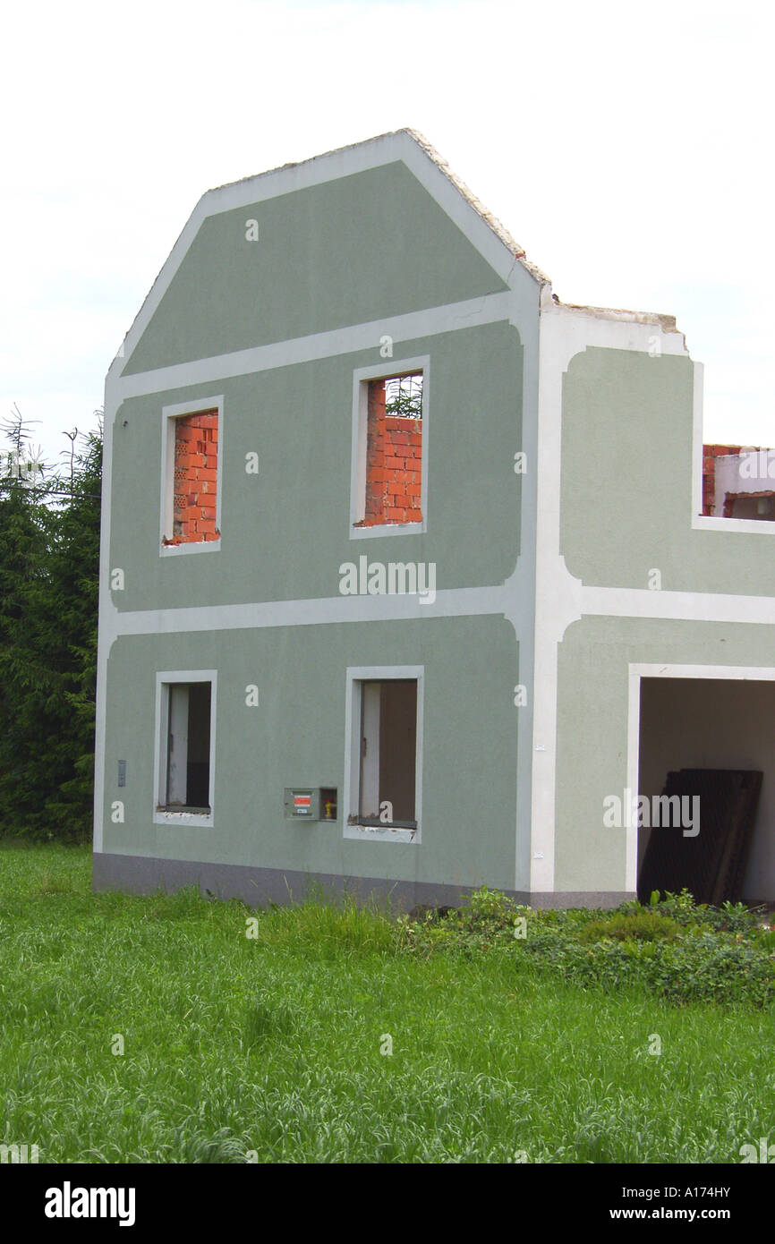 House Without Roof Stock Photo Alamy
