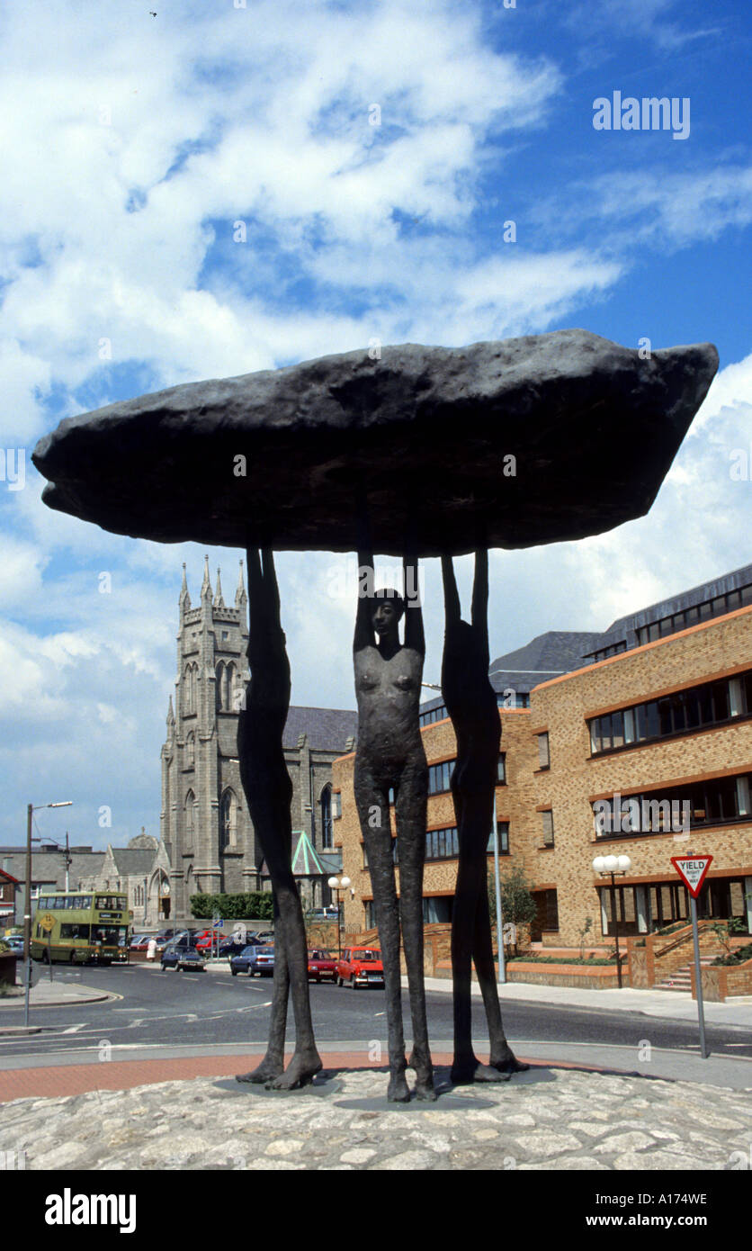 Dublin Ireland Irish town city Sculpture Art Stock Photo Alamy