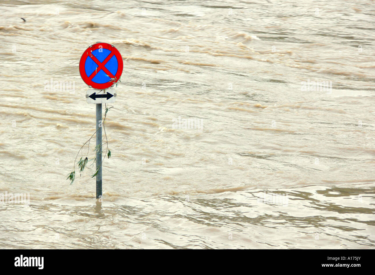 Austria, Steyr, Flood Stock Photo