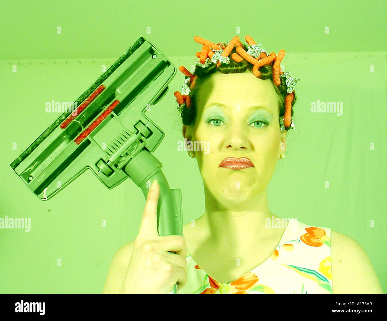 Cleaning lady house employer hi-res stock photography and images - Alamy