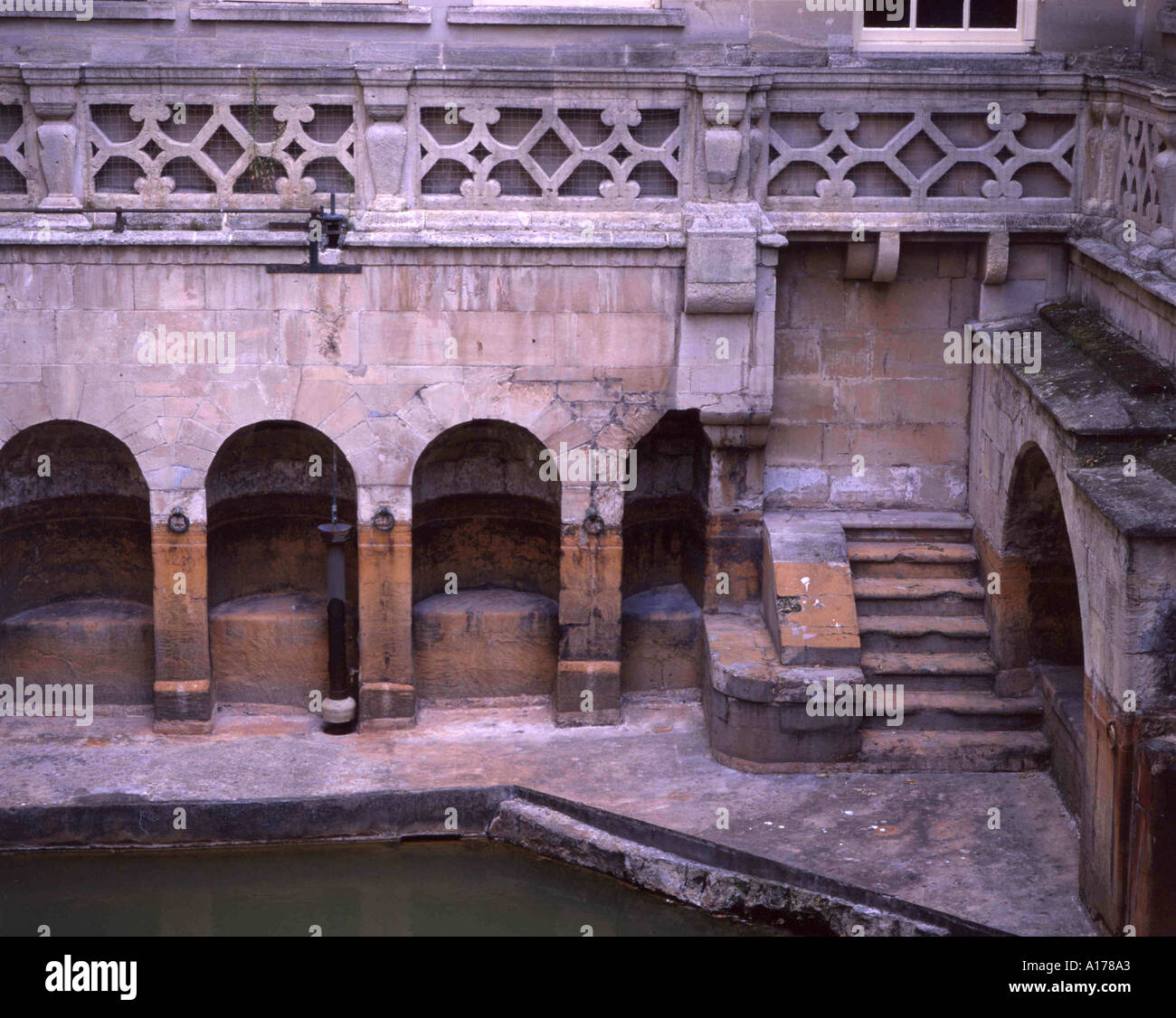 The Kings Bath Roman Baths Bath Spa Somerset UK Stock Photo Alamy