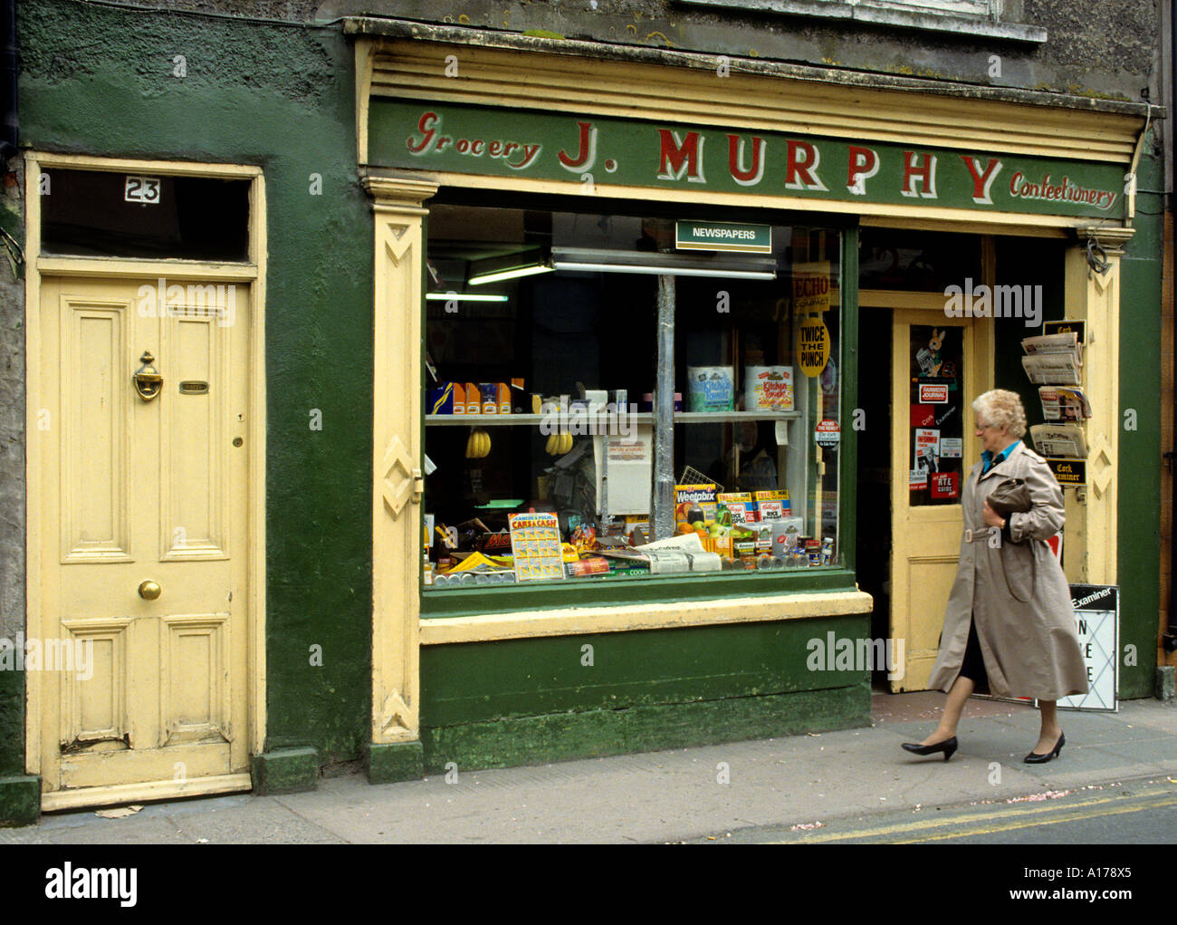grocer's grocery shop Kilkenny Stock Photo Alamy